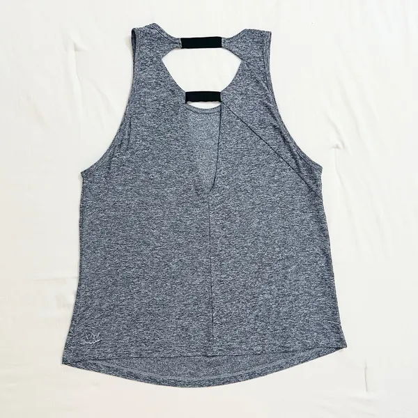 Beyond Yoga Featherweight Strappy Tank - Heather Grey - S - Image 3