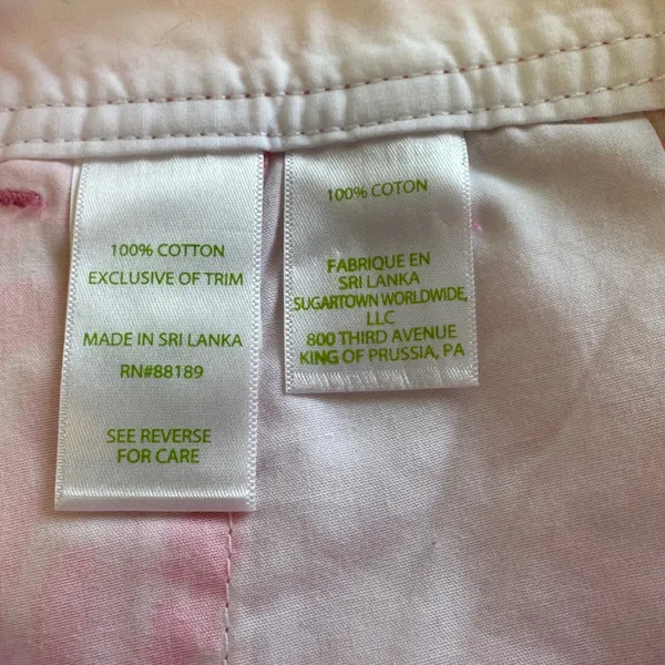 Lilly Pulitzer The Walsh Pink Pout Print Cotton 3" Shorts Sz‎ 00 - Image 7