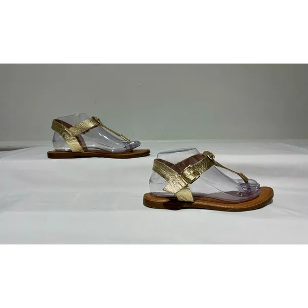 Steve Madden gold flat sandals  Size 8 - Image 3