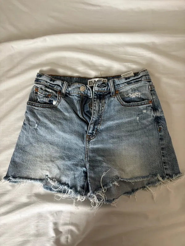 Daze Jean Shorts Blue Size 25 - Image 3