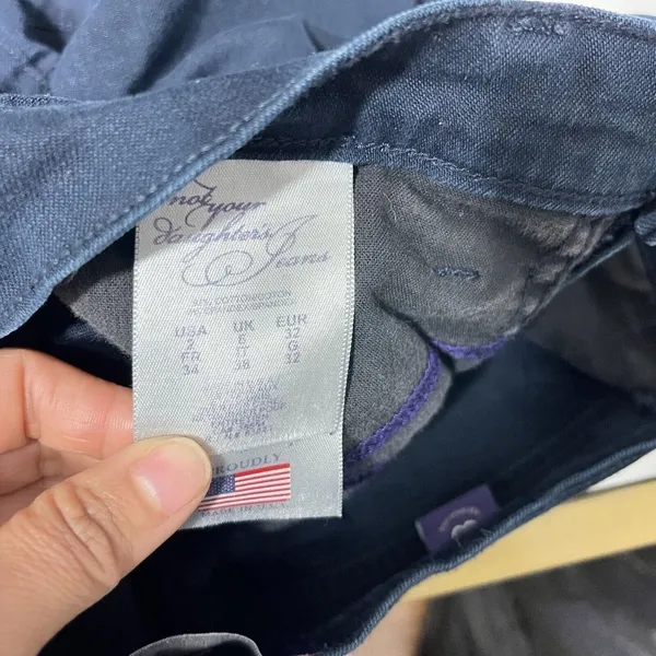 NYDJ Not Your Daughters Jeans Womens Straight Leg Blue Size 2 EUC - Image 5
