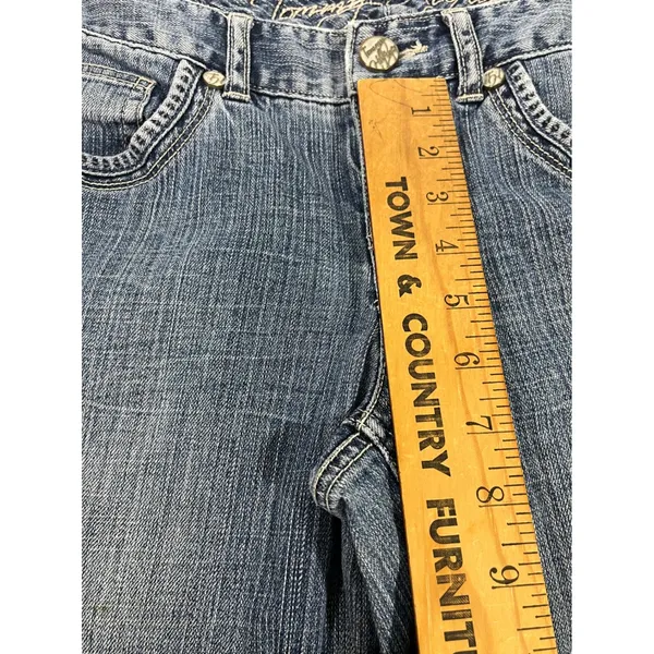 VTG‎ Tommy Hilfiger Jeans Women Sz 8 Bootcut Modern Rise Blue Denim Y2K Classic - Image 9