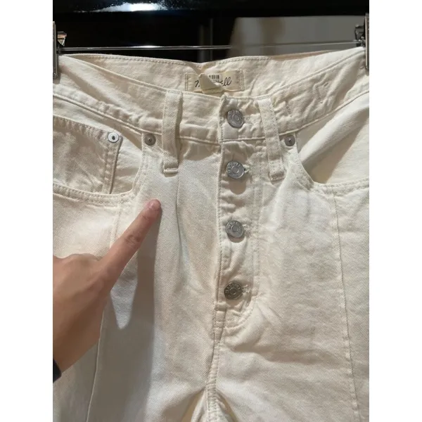 Madewell Baggy Straight Jeans High Rise Vintage Canvas Womens Size 27 - Image 11