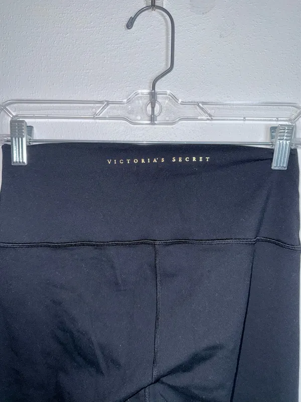 Victoria’s Secret Black Cropped Leggings High Rise 25” Skinny Athletic - Image 6