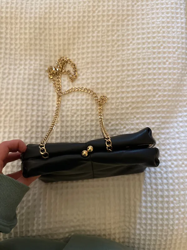 Black Quilted Bag - Image 2