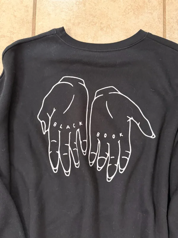Bella Canvas Custom Chris Lake Black Book Records Cropped Sweatshirt - Image 4
