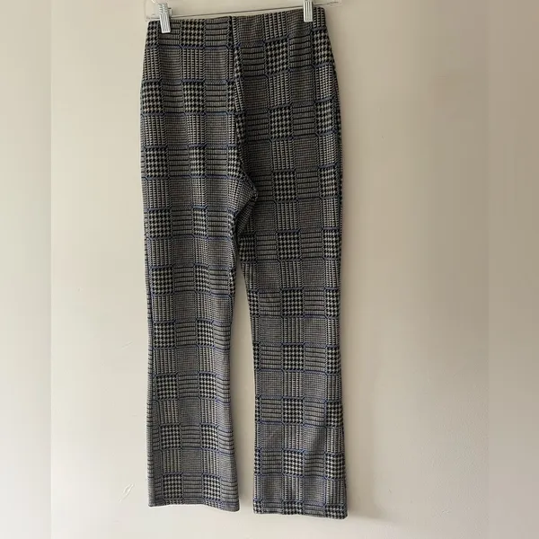 Urban Outfitters Plaid‎ High Waist Flare Leg Pants - Image 3