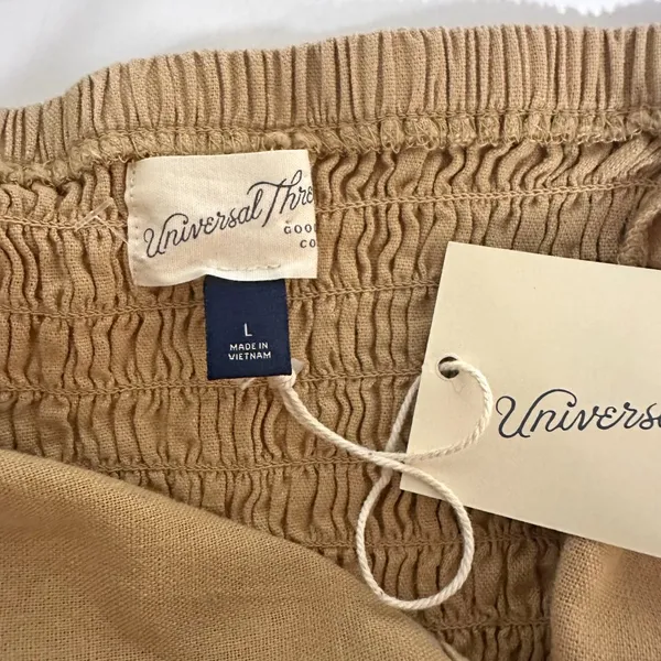 Universal Threads *NEW* Smock Back Tie-Front Crop Tank Top - Image 6