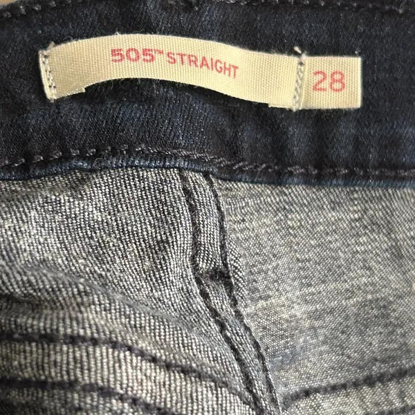 Levis 505 Jeans 28 Darkwash‎ - Image 3