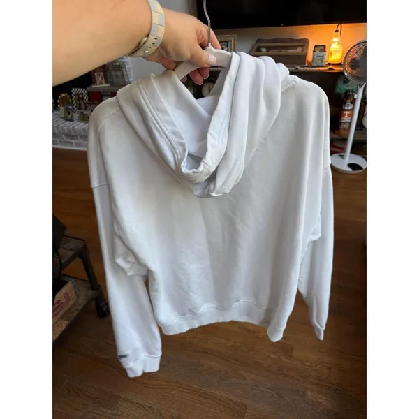 Fabletics Year Round white hoodie women's XL - Image 3