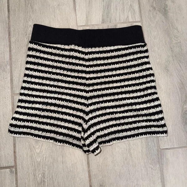 Nasty Gal Crochet Striped Shorts - Size 6 - Image 3