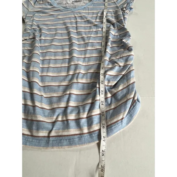 a:Glow‎ Maternity Sz M Pullover V Neck Stretch Tee Shirt Blouse - Image 7