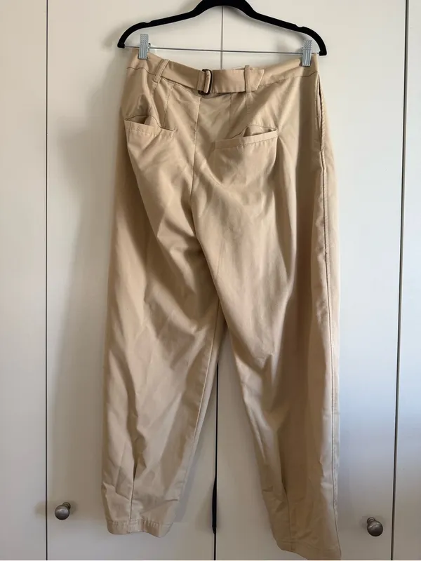 Free people barrel tan trousers - Image 5
