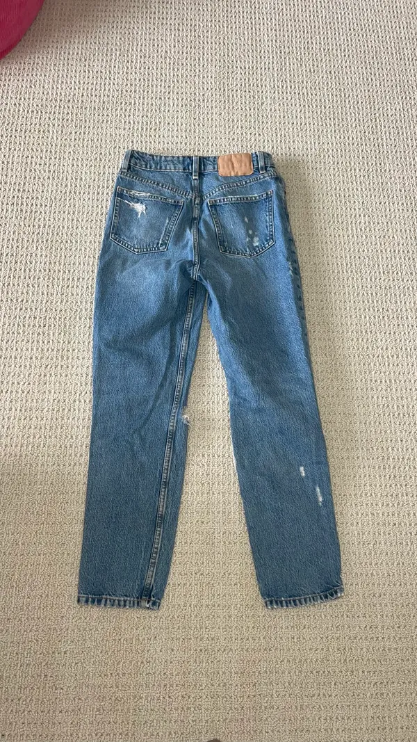 ZARA Jeans High-Rise Straight Leg Women’s - Image 3
