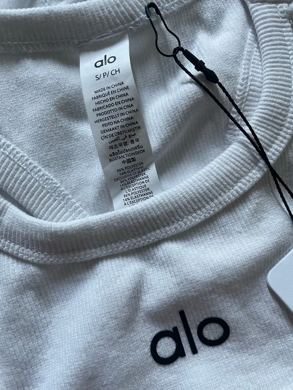 White Alo Yoga Tank top - Image 2