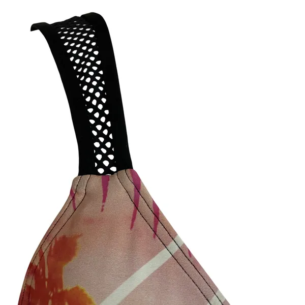 Rip Curl Palm Tree Sunset Swim Bikini Top Mesh Straps NWT MSRP‎ $45 Size XS - Image 2