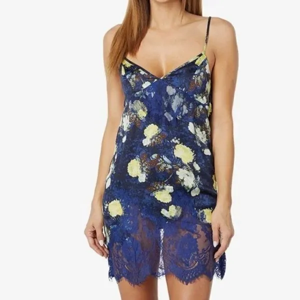 ✨Free People Intimately Sunfade Floral Slip Dress Medium Night Combo✨ - Image 4