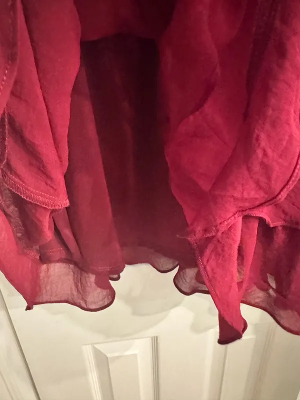 Women’s Burgundy Cocktail Dress - Image 3