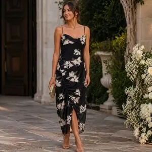 ALLSAINTS Ulla Alessandra Midi Dress Size 6 - Image 5