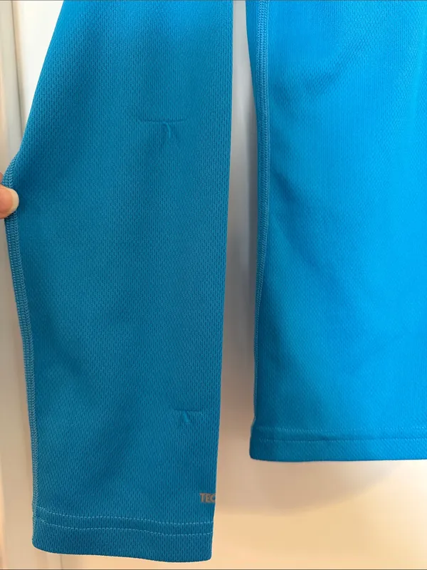 Eastern Mountain Sports Teal Blue Quarter-Zip Athletic Top - Image 4