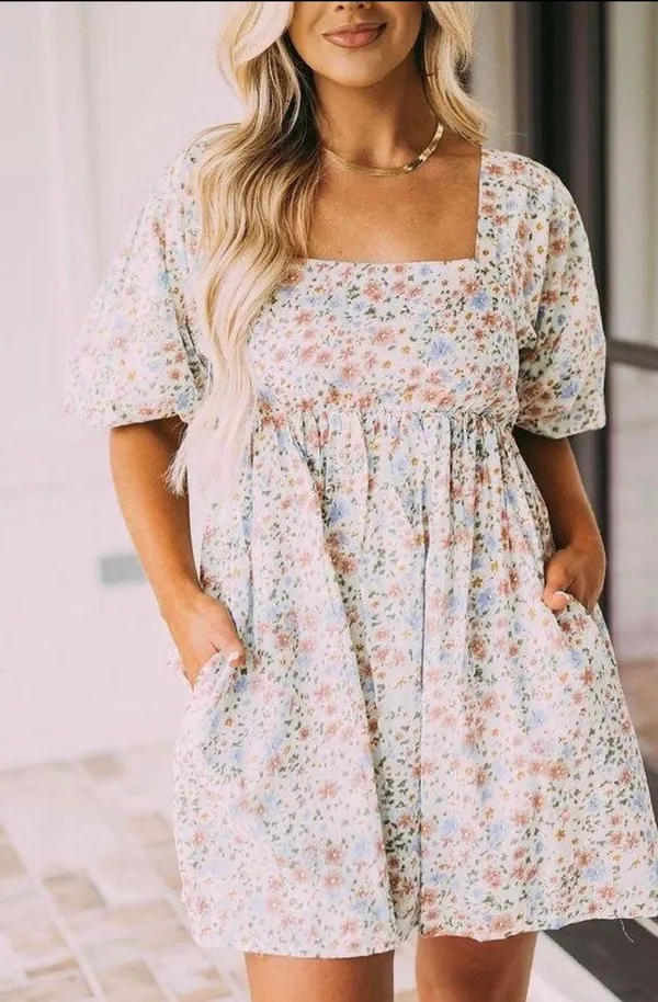 These Three Boutique Floral Easter Dress - Image 3