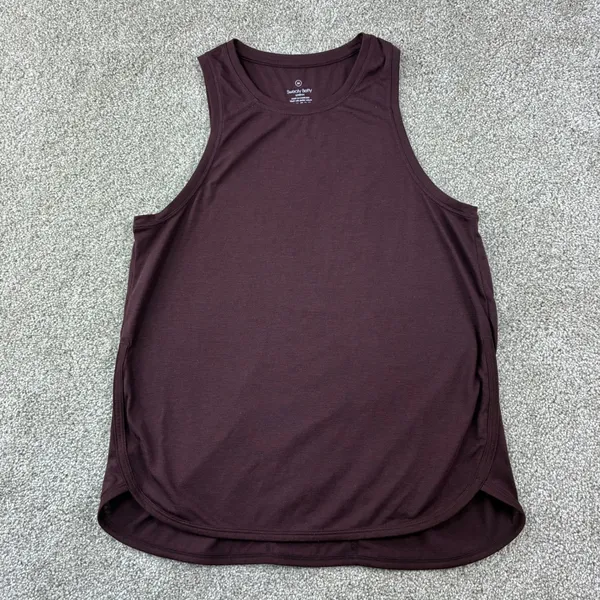 Sweaty Betty Tank Top Womens M Maroon SB4600 Racerback Workout Running Yoga Gym - Image 2