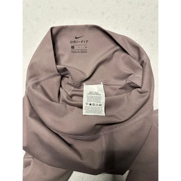 Nike Dri-FIT High-Waist Leggings Women’s S Mauve, Excellent Condition - Image 2