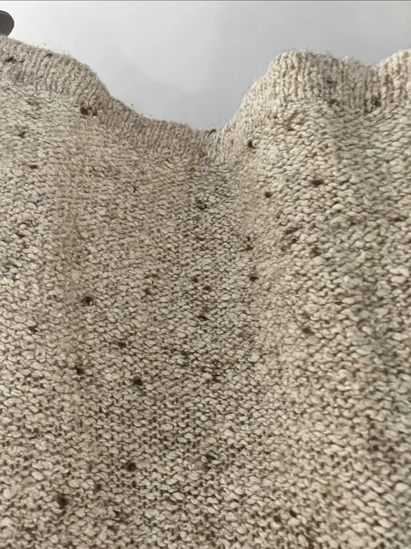 Women's Gerard Martin Vintage Cream Marled Knit Sweater - Medium - Image 11