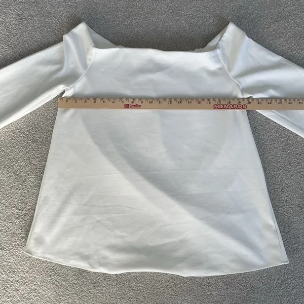 Tuckernuck White Miranda Off The Shoulder Blouse Top 3/4 Sleeve Women's Size XL - Image 11