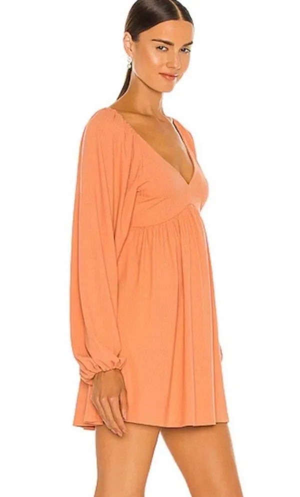Giorgia Dress In Ginger - Image 2