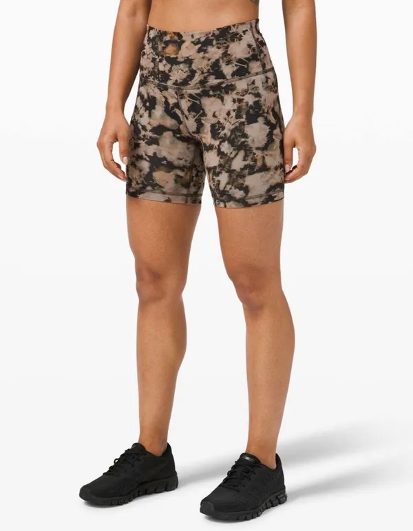 Lululemon Wunder Train High-Rise Short 6" Dispersed Light Raw Linen Multi 8 - Image 8