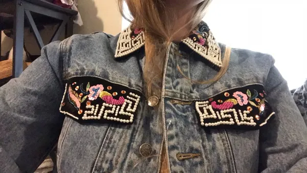 Vintage Jean Jacket Blue - Image 3