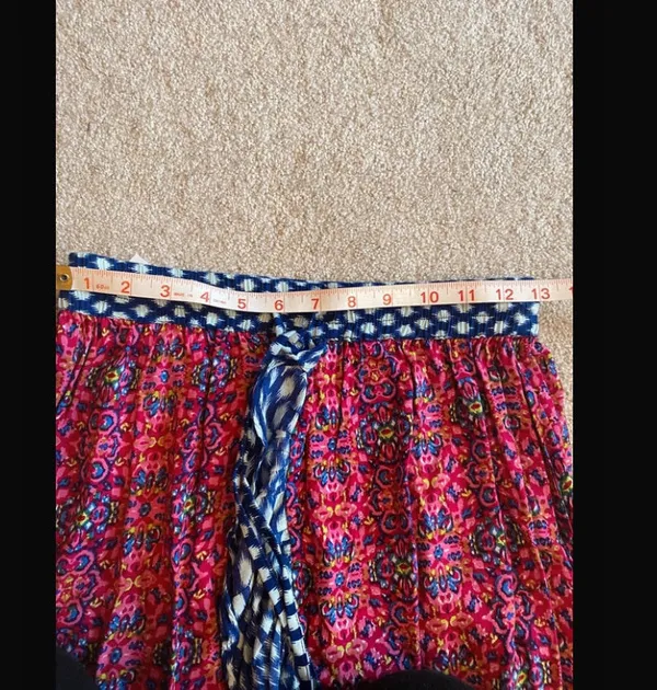 Neiman Marcus Pure Nordic Bohemian Asymmetrical Hem Skirt S NWT - Image 6