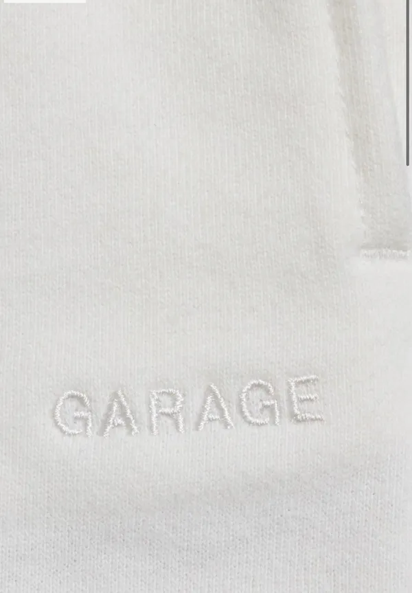 Garage White Sweatshorts - Image 3