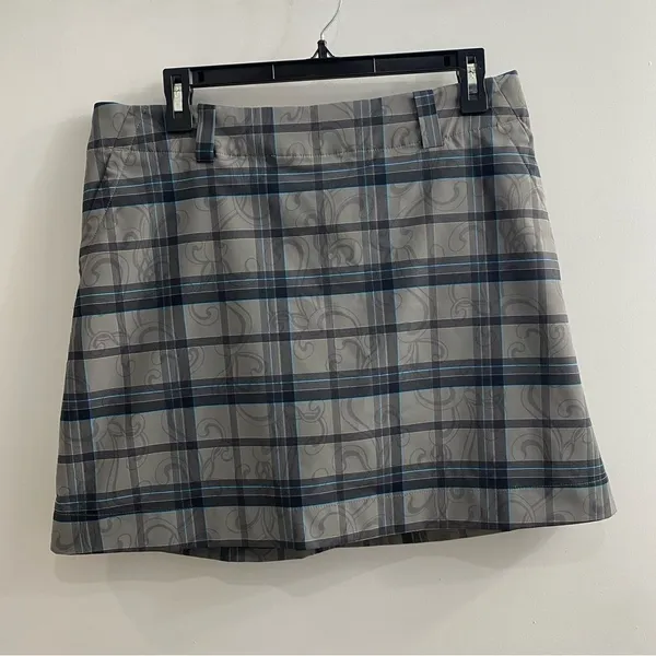 Nike Dri-Fit Plaid Skort Size 10 - Image 3