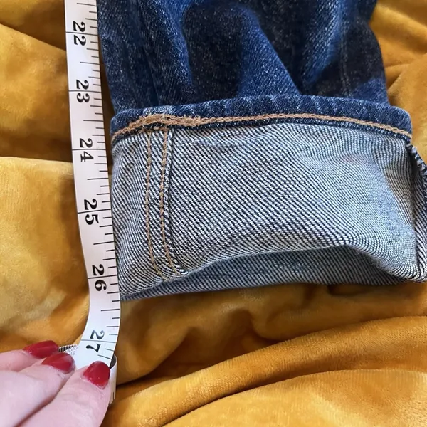 Polo Ralph Lauren Jeans Adult 26 Thompson Skinny Dark Wash Denim Women A16 Cuff - Image 8