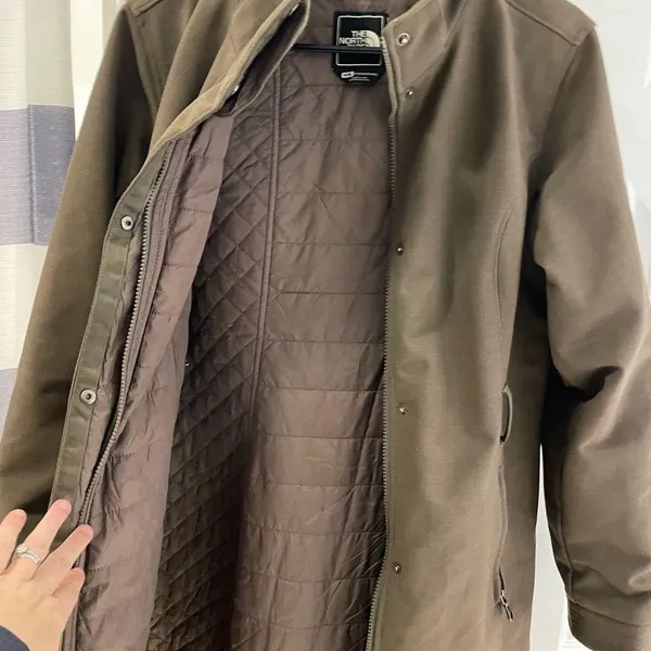 The North Face TNF Apex long trench coat medium - Image 7