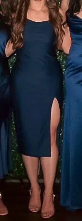 Windsor Sleek And Smooth High Slit Midi Dress - Image 9