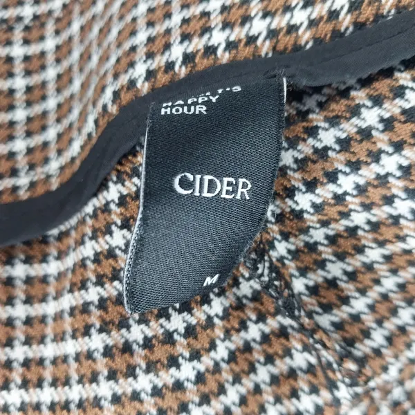 Cider Houndstooth Pleated High Waisted Shorts - Image 8