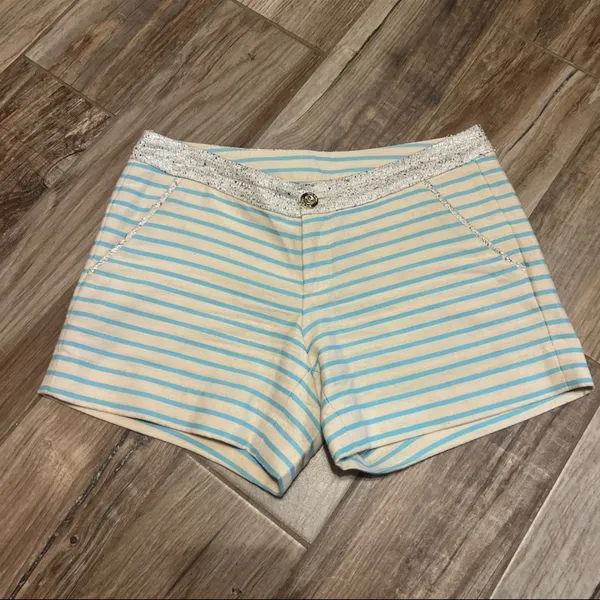 Lilly Pulitzer Callahan Blu Horizon Shorts Bayview - Image 2