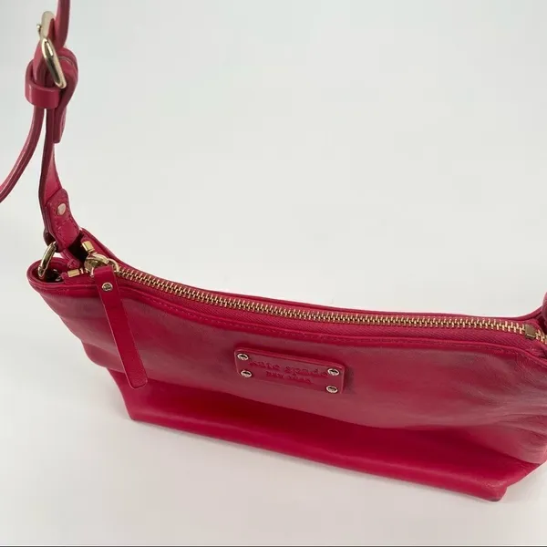 Kate spade raspberry leather tote shoulder bag‎ - Image 5