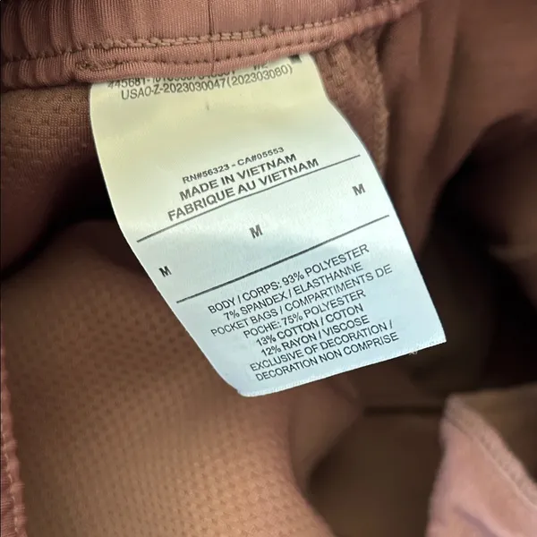 Nike Mauve Zip-Hem Joggers - Image 6