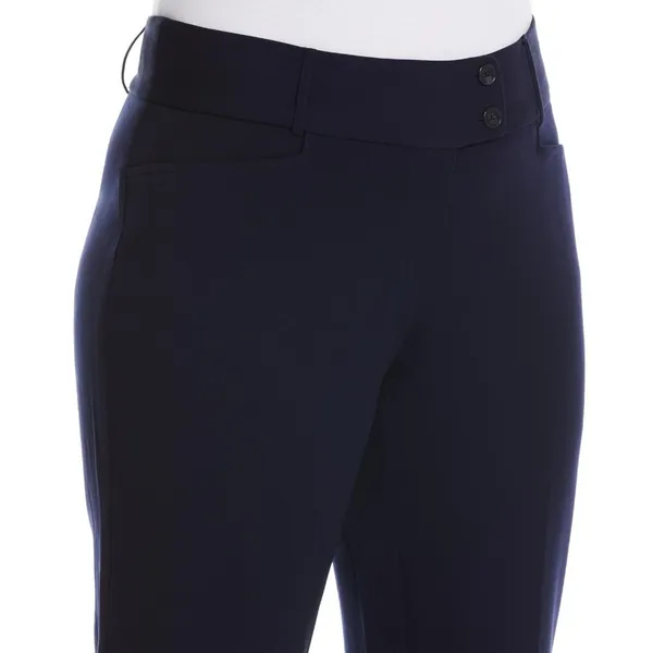 NWT Rafaella Womens Plus Size Curvy Fit Bootcut Pants with Pockets Navy Blue 18W - Image 4