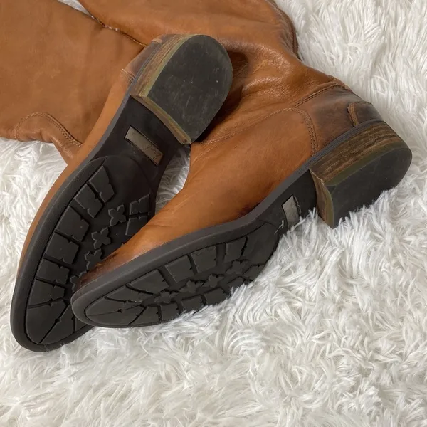 Sam Edelman faux leather brown riding boots - Image 4