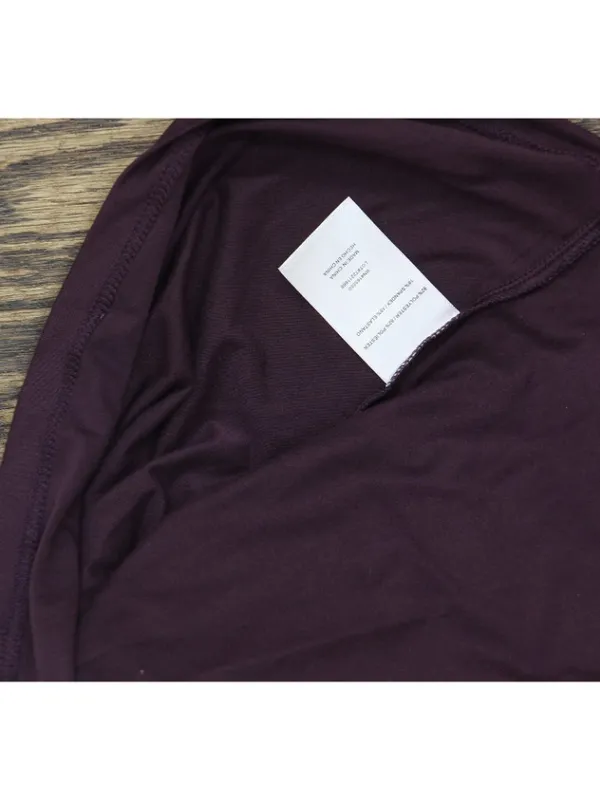 32 Degrees Womens Heat Long-Sleeve Scoop Neck Top Purple XS - Image 4