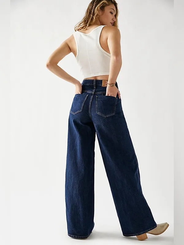 The CRVY Collection By We The Free - Gia Wide-Leg Jeans Size 29 - Image 3