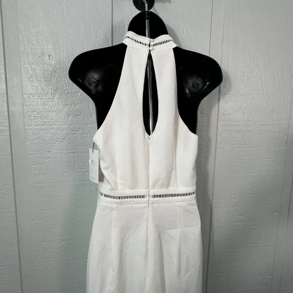 Bardot White High Keyhole Neck Sleeveless Dress Size Small NWOT - Image 7