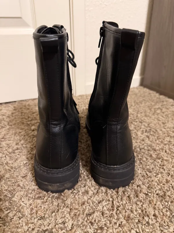 Lace up boots Black Size 8.5 - Image 4