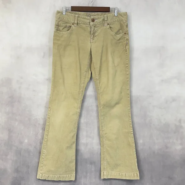 Y2K American Eagle Corduroy Pants Women 8‎ Low Rise Stretch Flare Indie Boho - Image 13