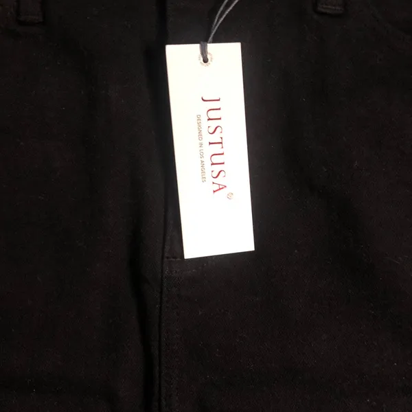 Just USA Black Denim Mini Skirt NWT Size L - Image 6